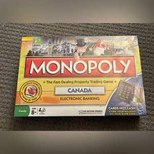 Monopoly Canada Electronic Banking Edition - Canadian Cities - NEW SEALED 2009!!
